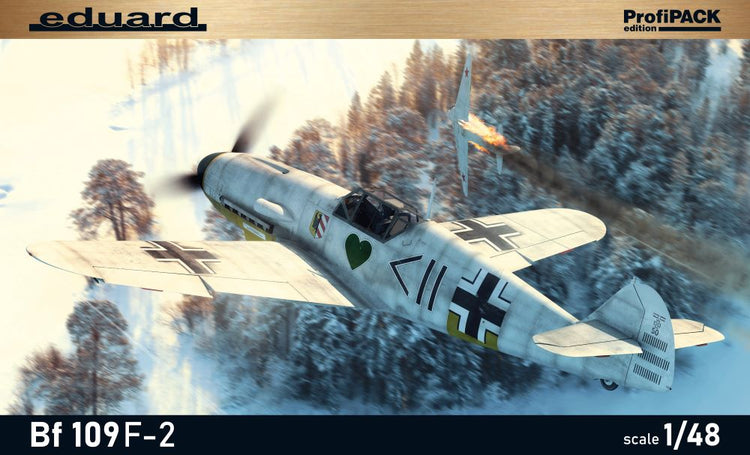 Eduard 82115 1/48 WWII Bf109F2 German Fighter (Profi-Pack Plastic Kit)