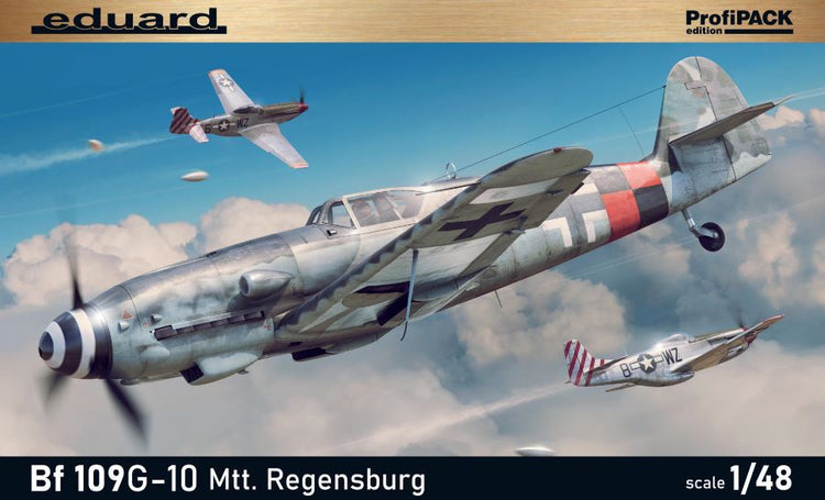 Eduard 82119 1/48 WWII Bf109G10 Mtt Regensberg German Fighter (Profi-Pack Plastic Kit)