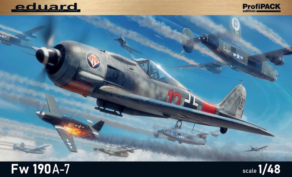 Eduard 82138 1/48 WWII Fw190A7 German Fighter (Profi-Pack Plastic Kit)