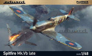 Eduard 82156 1/48 Spitfire Mk Vb Late British Fighter (Profi-Pack Plastic Kit)