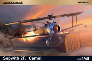 Eduard 82173 1/48 WWII Sopwith 2F1 Camel British BiPlane Fighter (Profi-Pack Plastic Kit)