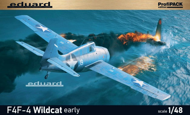 Eduard 82202 1/48 F4F4 Wildcat Early US Fighter (Profi-Pack Plastic Kit)