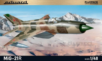 Eduard 8238 1/48 MiG21R Soviet Recon Jet Aircraft (Profi-Pack Plastic Kit)