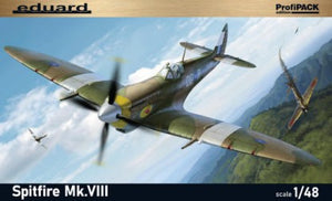 Eduard 8284 1/48 WWII Spitfire Mk VIII Fighter (Profi-Pack Plastic Kit)