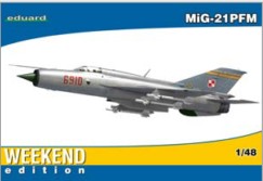Eduard 84124 1/48 MiG21PFM Fighter (Wkd Edition Plastic Kit)