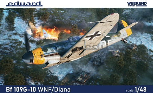 Eduard 84182 1/48 WWII Bf109G10 WNF/Diana German Fighter (Wkd Edition Plastic Kit)