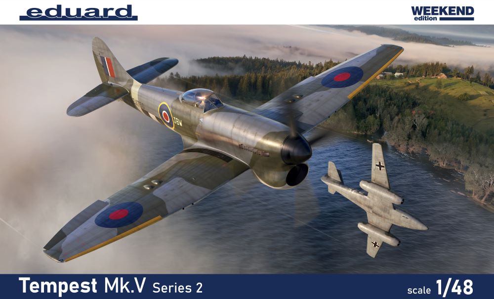 Eduard 84187 1/48 WWII Tempest Mk V Series 2 British Fighter (Wkd Edition Plastic Kit)