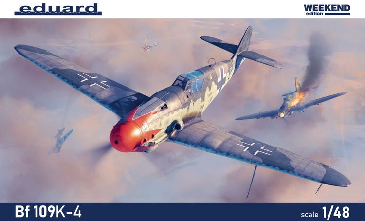 Eduard 84197 1/48 WWII Bf109K4 German Fighter (Wkd Edition Plastic Kit)