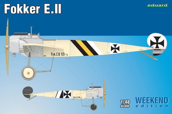 Eduard 8451 1/48 Fokker E II Aircraft (Wkd Edition Plastic Kit) 