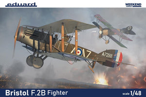 Eduard 8452 1/48 WWI Bristol F2B Two-Seater British BiPlane Fighter (Wkd Edition Plastic Kit)