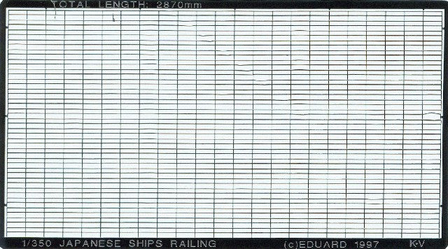 Eduard 99002 1/350 Ship- Japanese Railings