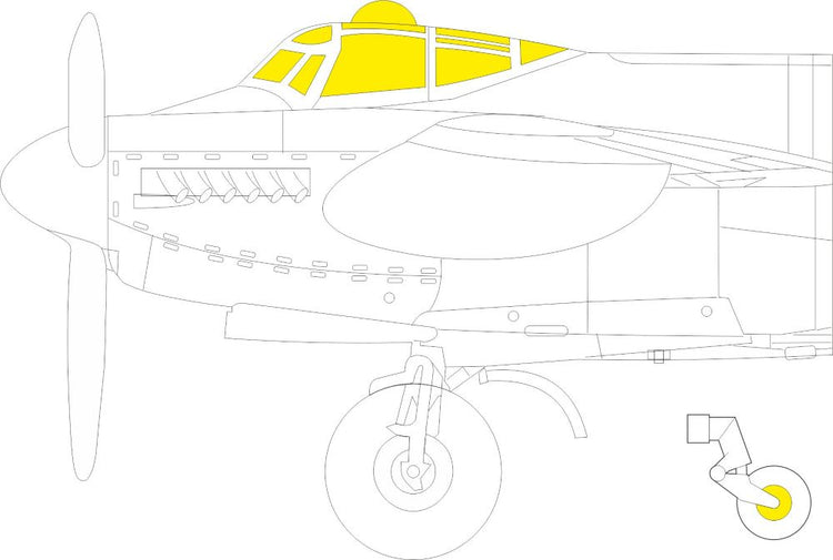 Eduard CX649 1/72 Mask Aircraft- Mosquito PR XVI for ARX