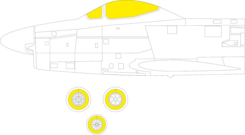 Eduard EX940 1/48 Mask Aircraft- F86D for RVL