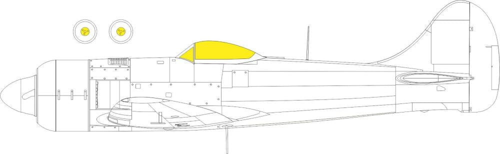 Eduard EX952 1/48 Mask Aircraft- Tempest Mk II Weekend for EDU