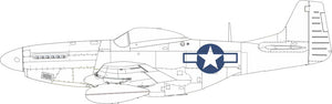 Eduard EX954 1/48 Mask Aircraft- P51D National Insignia for EDU