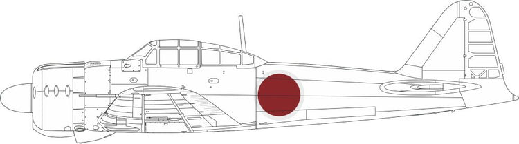 Eduard EX955 1/48 Mask Aircraft- A6M2 Model 21 National Insignia for EDU