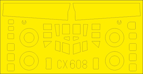 Eduard CX608 1/72 Mask Aircraft- Ki54c for SHY