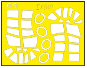 Eduard EX818 1/48 Mask Aircraft- P40N TFace for ACY