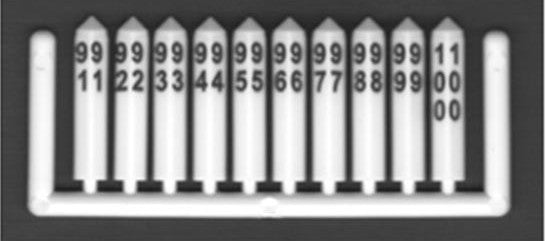 Tichy Trains 8246 HO Concrete Style Milepost Markers 51 to 100 (50) (D)