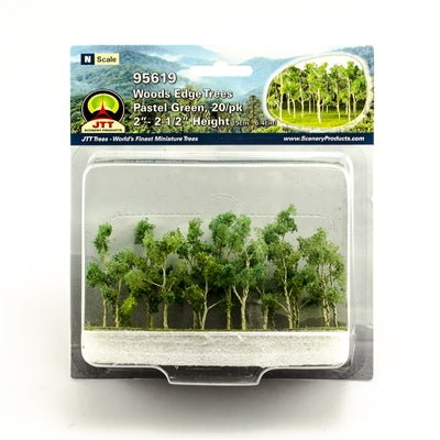 JTT Scenery 95619 N Woods Edge Trees Green 2-2.5