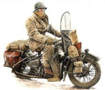 Miniart Models 35172 1/35 US Motorcycle WLA w/Rider