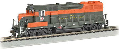 Bachmann 68813 HO Scale EMD GP35 - Sound and DCC - Sound Value -- Great Northern (Simplified Pullman Green, Omaha Orange)