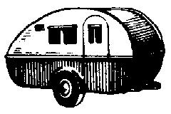 Eko 2022 HO Scale Camper -- Two-Wheel Camping Trailer