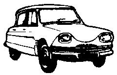 Eko 2048 HO Scale Automobile Citroen -- AMI