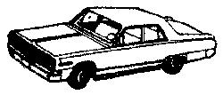 Eko 2063 HO Scale Automobile Dodge -- Dart