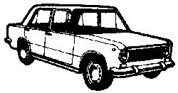 Eko 2065 HO Scale Automobile Fiat -- Seat 124
