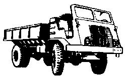Eko 2069 HO Scale Truck Camion -- Dump