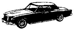 Eko 2070 HO Scale Automobile Studebaker -- Hawk