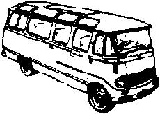 Eko 2088 HO Scale Bus -- Mercedes Microbus