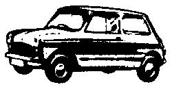 Eko 2089 HO Scale Automobile Morris -- Mini Coupe