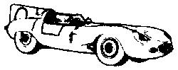Eko 2100 HO Scale Automobile Jaguar -- Racer