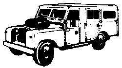 Eko 2116 HO Scale Automobile - Land Rover -- Safari