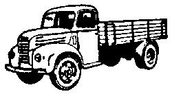 Eko 2119 HO Scale Truck Thames -- Flatbed Truck
