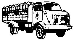 Eko 2122 HO Scale Truck Butano -- Delivery - Sava