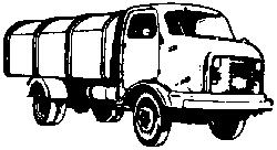 Eko 2123 HO Scale Truck Sava -- Garbage Truck