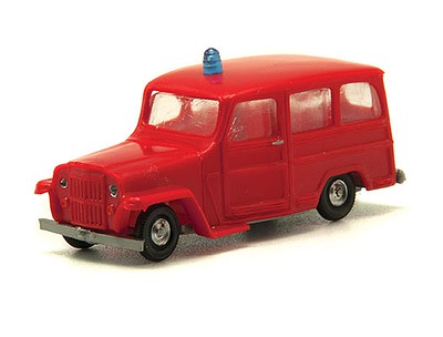 Eko 2133 HO Scale Jeep Wagoneer -- Fire Brigade - Assembled