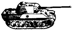 Eko 4009 HO Scale Military - Germany - World War II - Tank -- Panther
