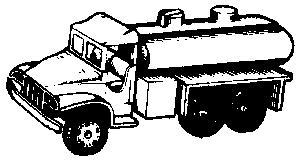 Eko 4025 HO Scale Military - United States - World War II - Truck -- M35 2-1/2-Ton Fuel/Water Tanker