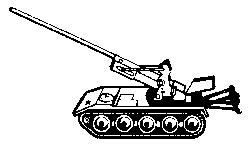 Eko 4030 HO Scale Military - United States - Post-1945 Armored Vehicle -- T235 Self-Propelled Howitzer