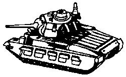 Eko 4043 HO Scale Military - England/Great Britian - World War II - Tank -- Matilda MKII