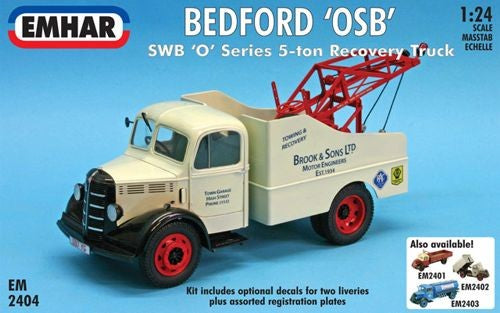 Emhar 2404 1/24 Bedford OSB SWB O-Series 5-Ton Recovery Truck