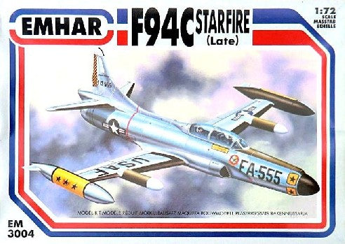 Emhar 3004 1/72 F94C Late Starfire USAF Interceptor Aircraft