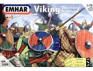 Emhar 7205 1/72 9th-10th Century Viking Warriors (50)