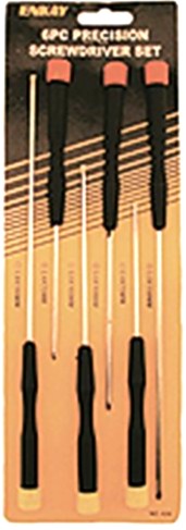 Enkay 3636 6pc Assorted X-Long Precision Screwdriver Set (Cd)