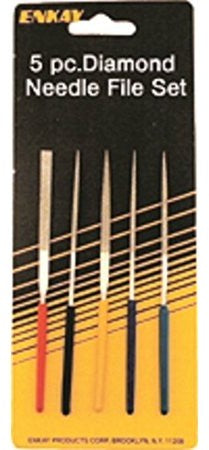 Enkay 445 5pc Assorted 4" Mini Diamond File Set (Cd)