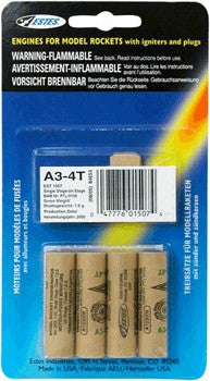 Estes 1507 A3-4T Model Rocket Engines (4)